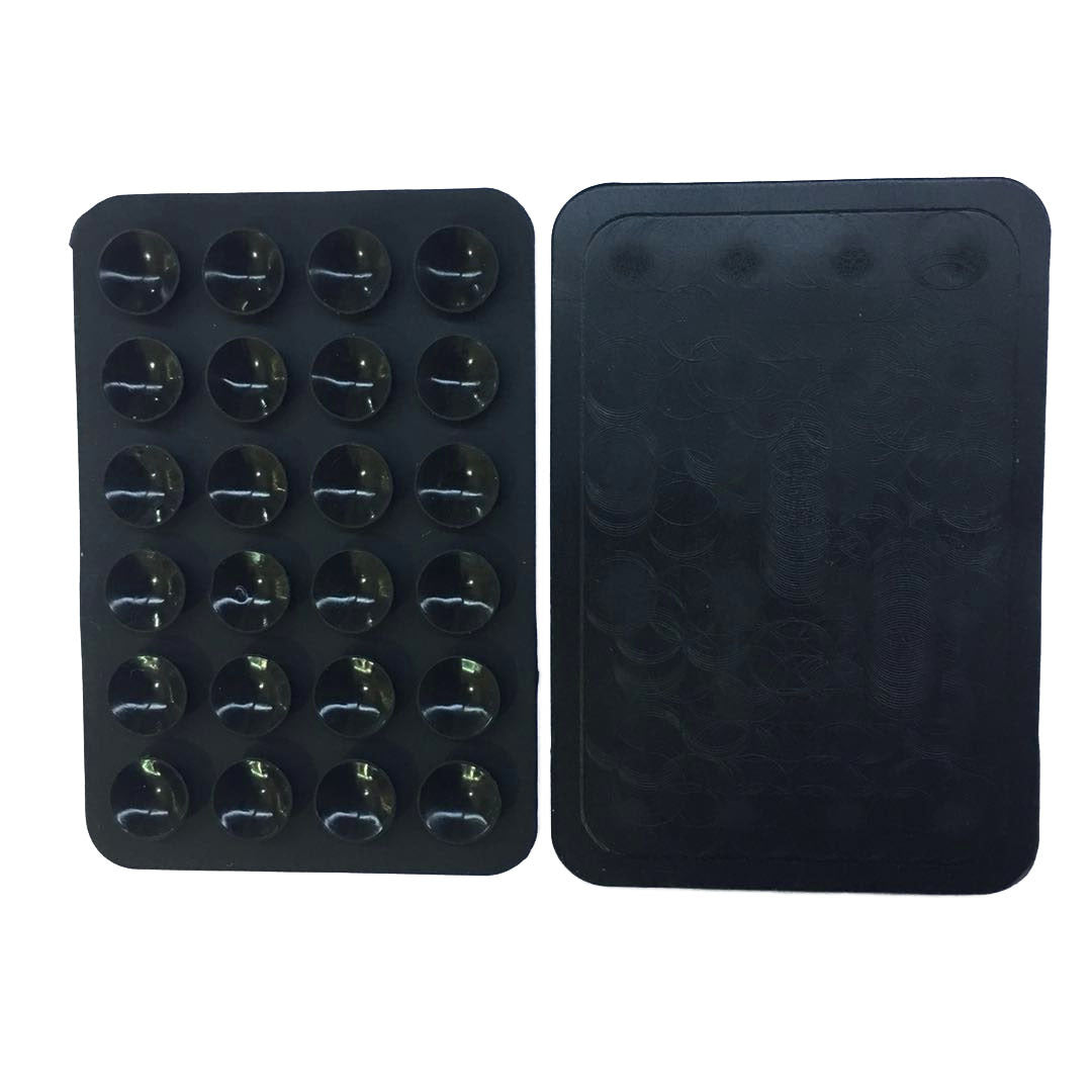 24 Grain Square Suction Cup Mobile Phone Holster Silicone Suction Cup