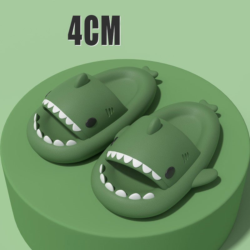 Adult's Slippers Indoor Outdoor Funny Shark Cartoon - Viral EssentialsAdult's Slippers Indoor Outdoor Funny Shark CartoonHome Comfort AccessoriesViral EssentialsViral EssentialsCJNS121109546TGAdult's Slippers Indoor Outdoor Funny Shark Cartoon36or374CM Thick Sole Dark green