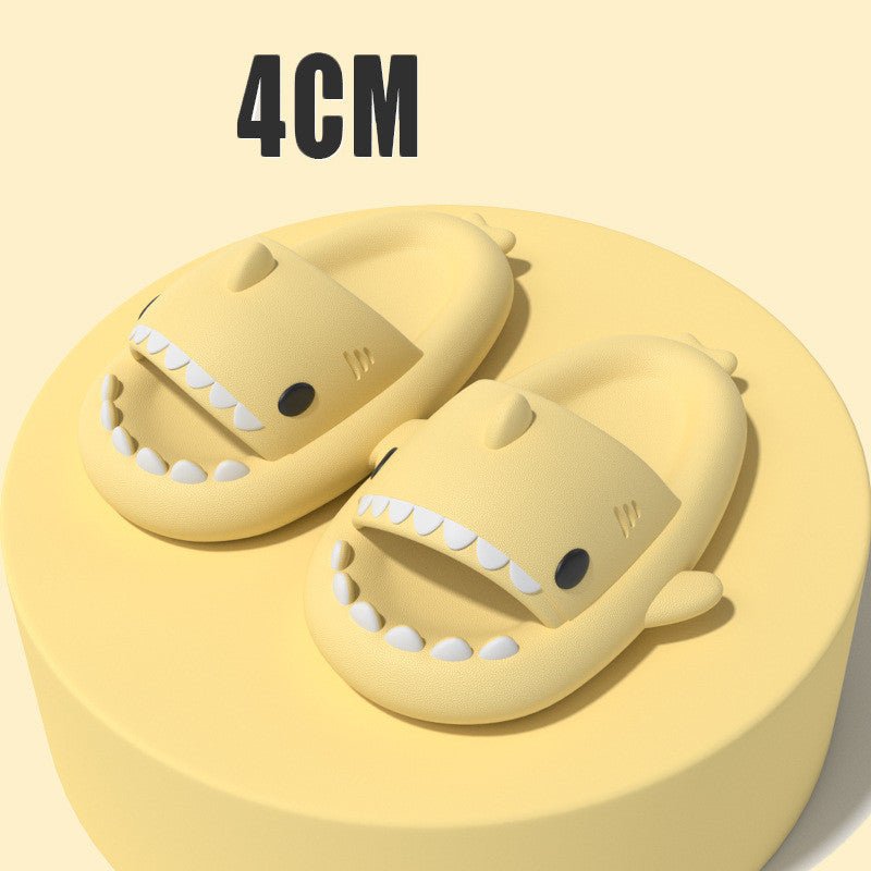 Adult's Slippers Indoor Outdoor Funny Shark Cartoon - Viral EssentialsAdult's Slippers Indoor Outdoor Funny Shark CartoonHome Comfort AccessoriesViral EssentialsViral EssentialsCJNS1211095111GTAdult's Slippers Indoor Outdoor Funny Shark Cartoon36or374CM Thick Sole pale yellow